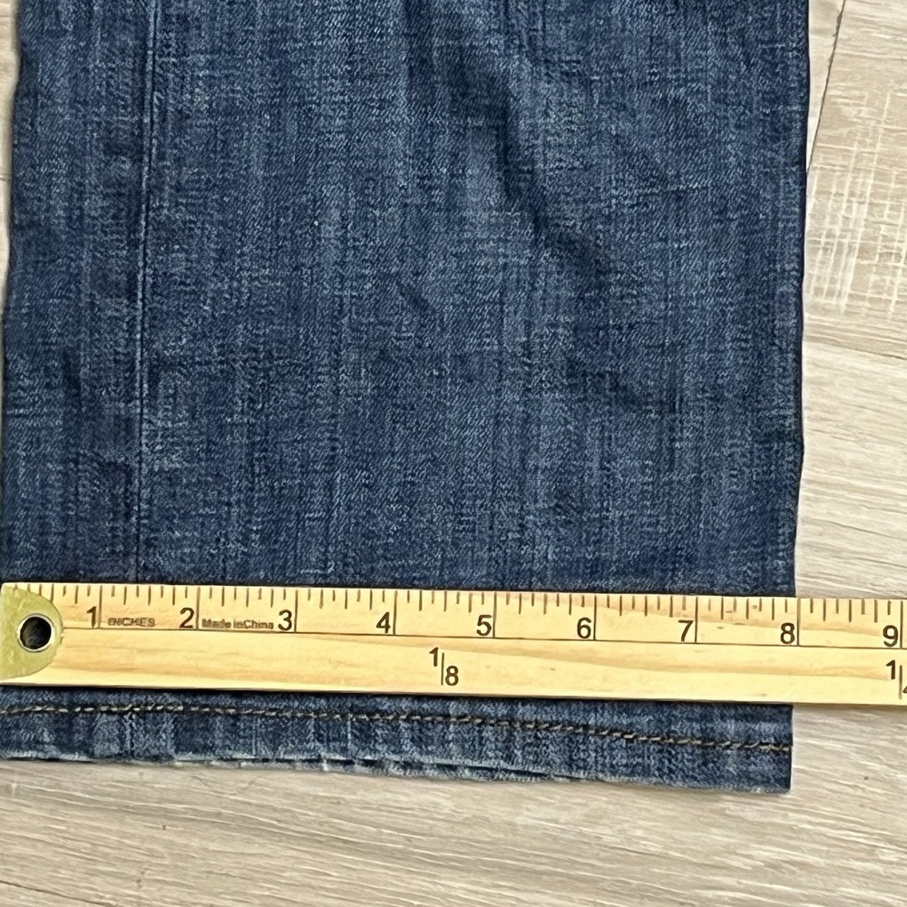 Hudson Mens 34x33 Byron Straight Dark Wash Button Fly 5 Pocket Jeans - Picture 6 of 6